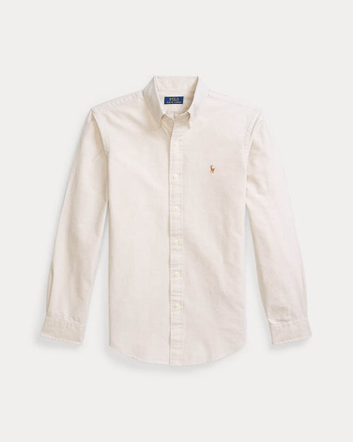RALPH LAUREN CAMISA MANGA LARGA HOMBRE BEIGE
