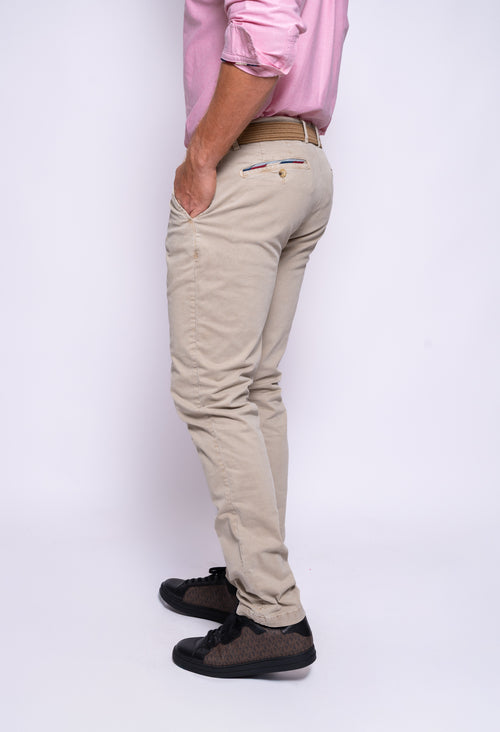 PANTALON EL GANSO BEIGE 1020W240203