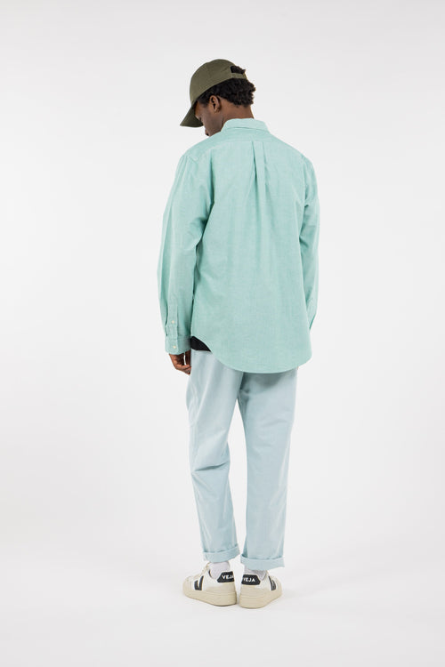 RALPH LAUREN CAMISA MANGA LARGA HOMBRE VERDE