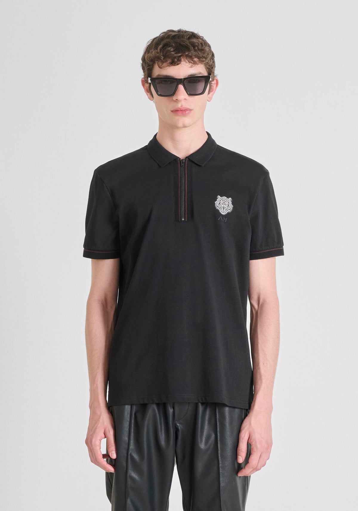 ANTONY MORATO CAMISETA TIPO POLO HOMBRE NEGRO