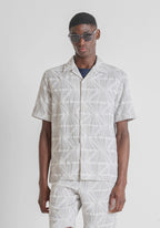CAMISA ANTONY MORATO PARA HOMBRE COLOR BLANCO SS00204FA440073