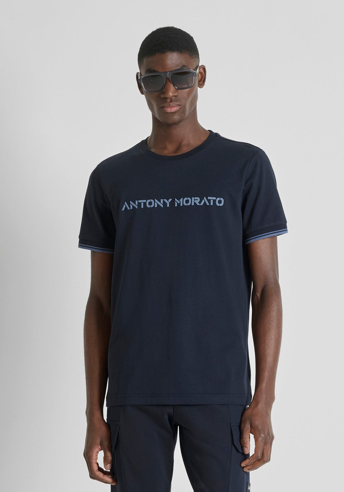 CAMISETAS ANTONY MORATO HOMBRE AZUL MMKS02623-FA100240