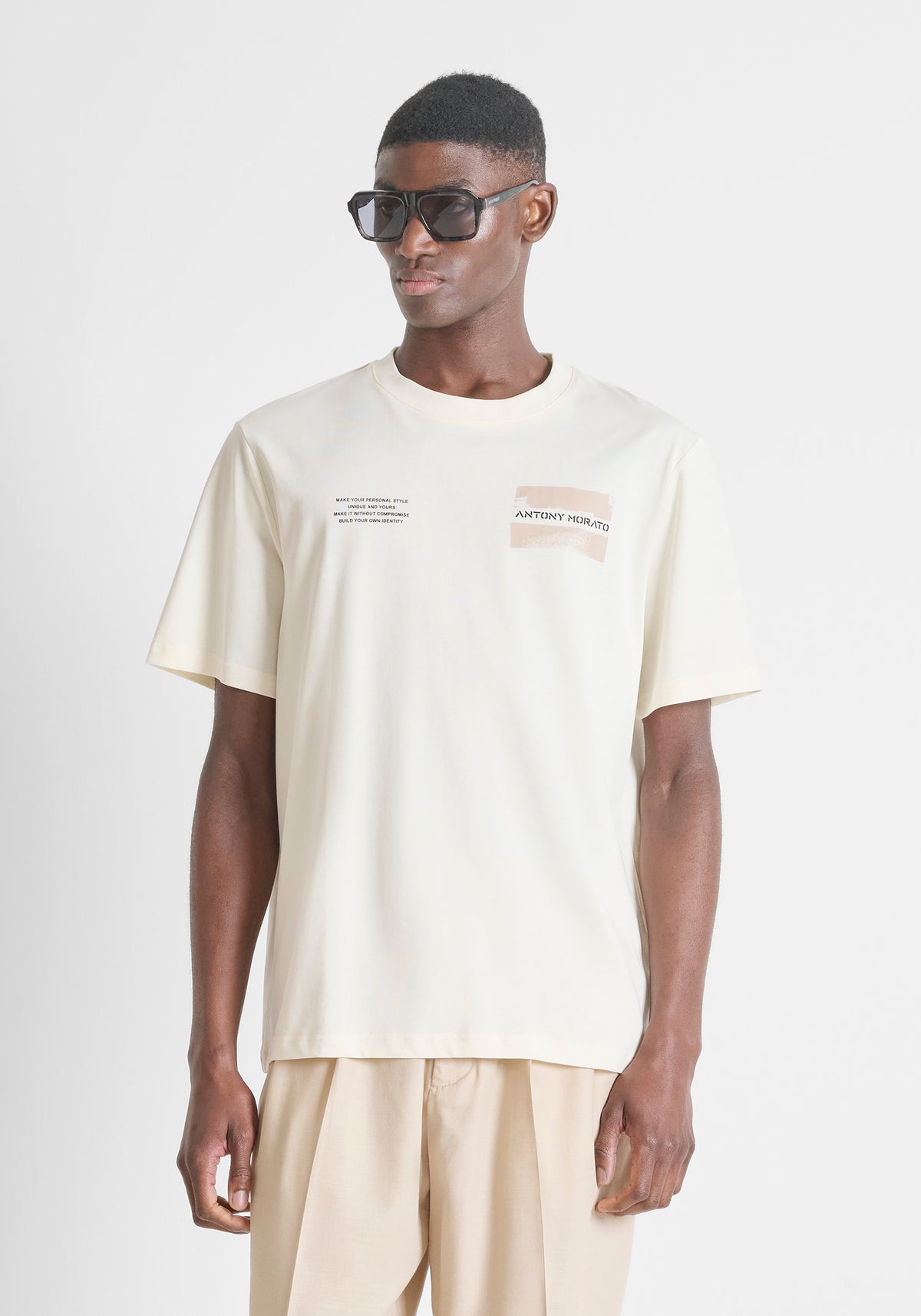 CAMISETAS ANTONY MORATO PARA HOMBRE COLOR BEIGE KS02649FA100258