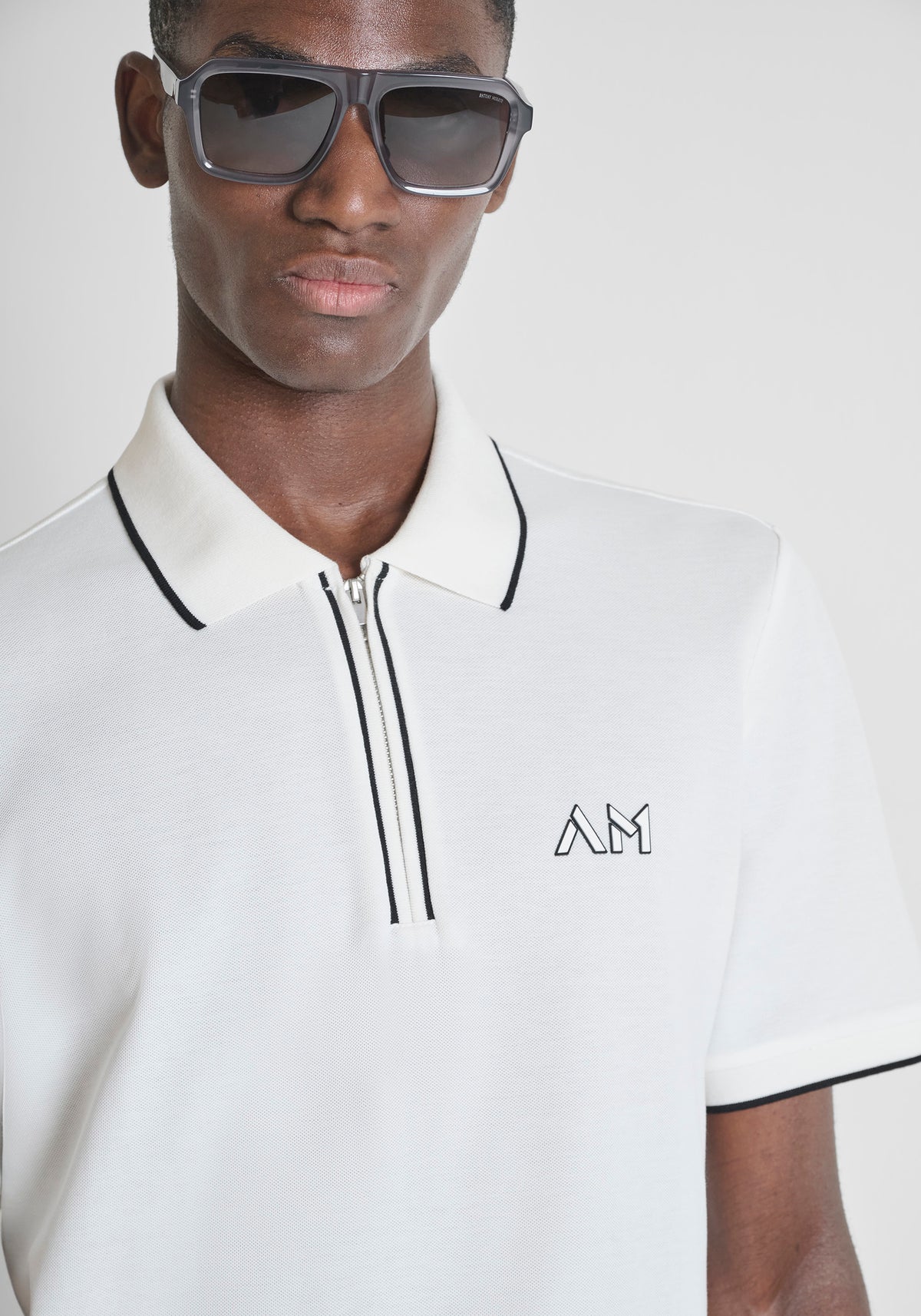CAMISETA TIPO POLO ANTONY MORATO PARA HOMBRE COLOR BLANCO KS02643FA100270