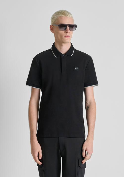 CAMISETA TIPO POLO ANTONY MORATO PARA HOMBRE COLOR NEGRO KS02640FA100270