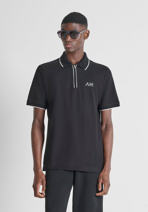 CAMISETA TIPO POLO ANTONY MORATO PARA HOMBRE COLOR NEGRO KS02643FA100270