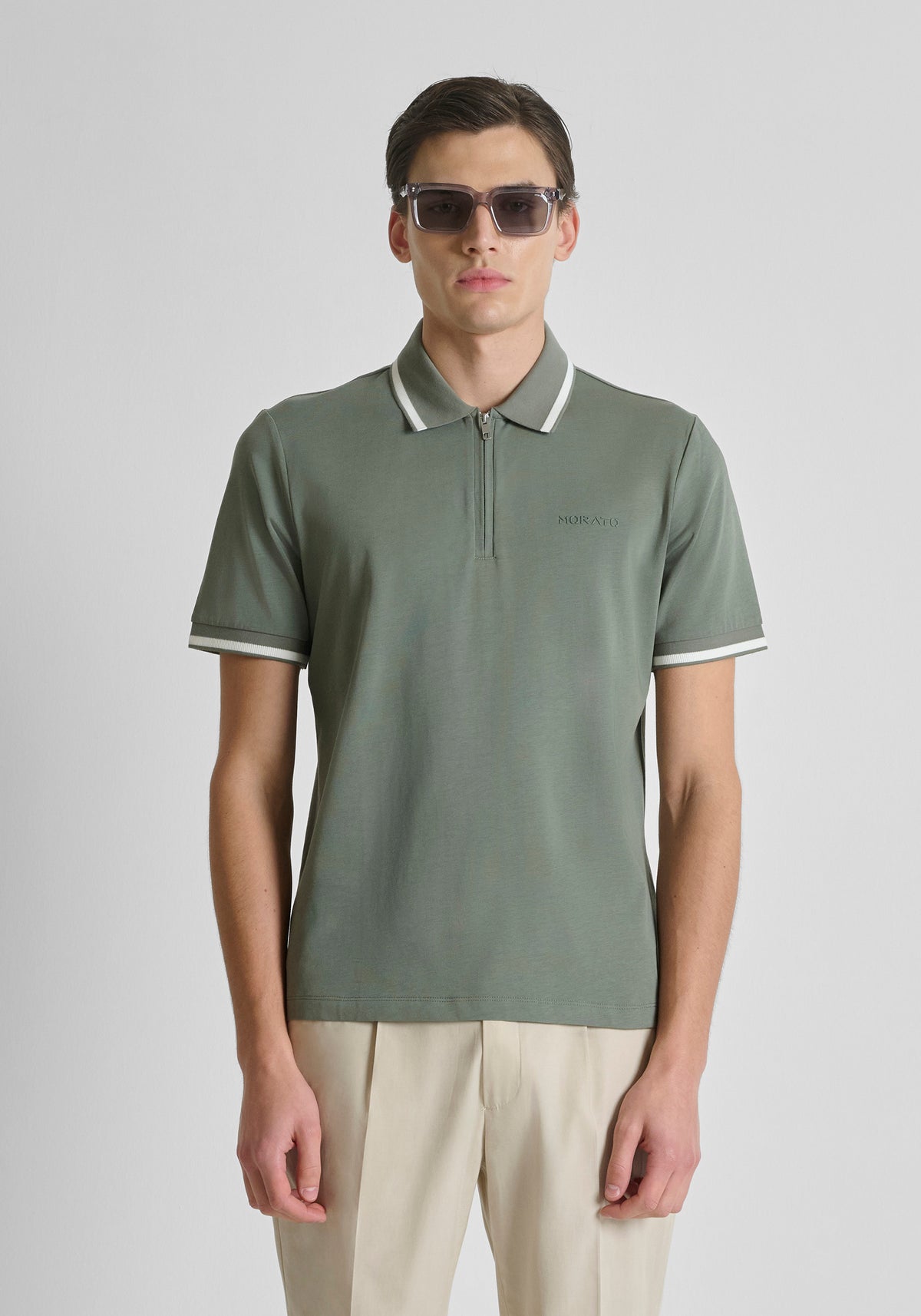 CAMISETA TIPO POLO ANTONY MORATO PARA HOMBRE COLOR VERDE KS02638FA100258