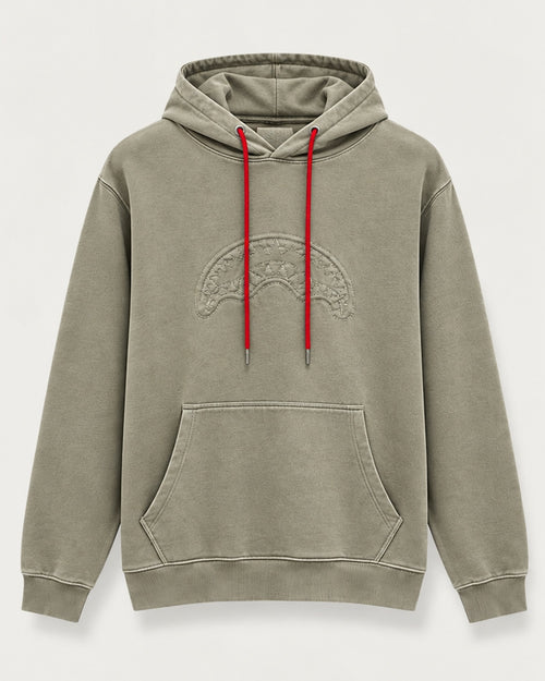 SUDADERA CON CAPUCHA LOGO VECTORIZADO BORDADO PARA CABALLERO SPRAYGROUND PARA HOMBRE COLOR ELM SGMH182B1ELM