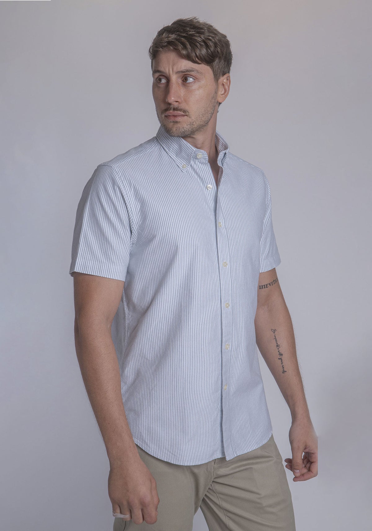 CARVEN CAMISA M/C HOMBRE VERDE CVK03120GE