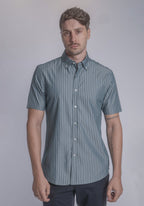 CARVEN CAMISA M/C HOMBRE VERDE CVK03139GE
