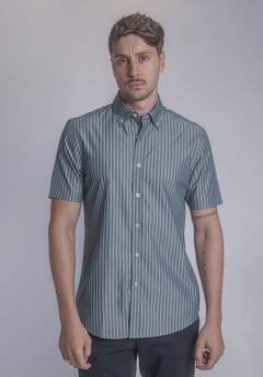CARVEN CAMISA M/C HOMBRE VERDE CVK03139GE