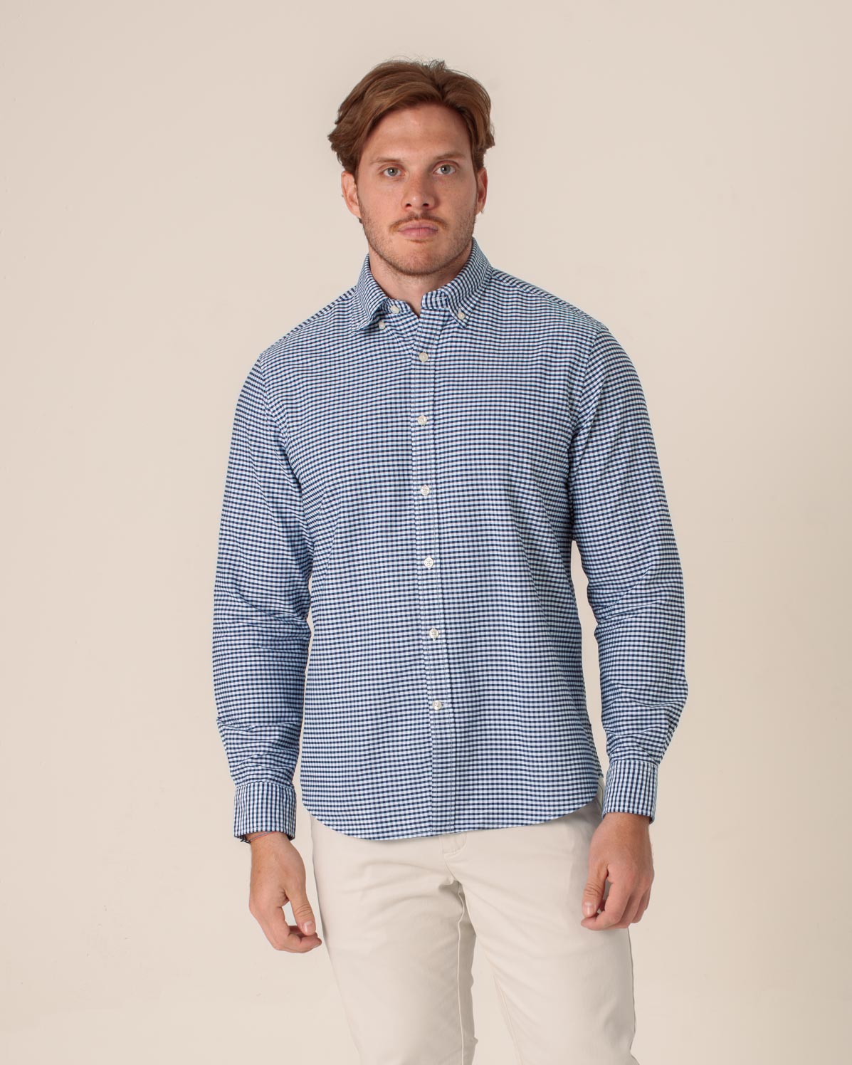 CARVEN CAMISA M/L HOMBRE AZUL CVK04119NV