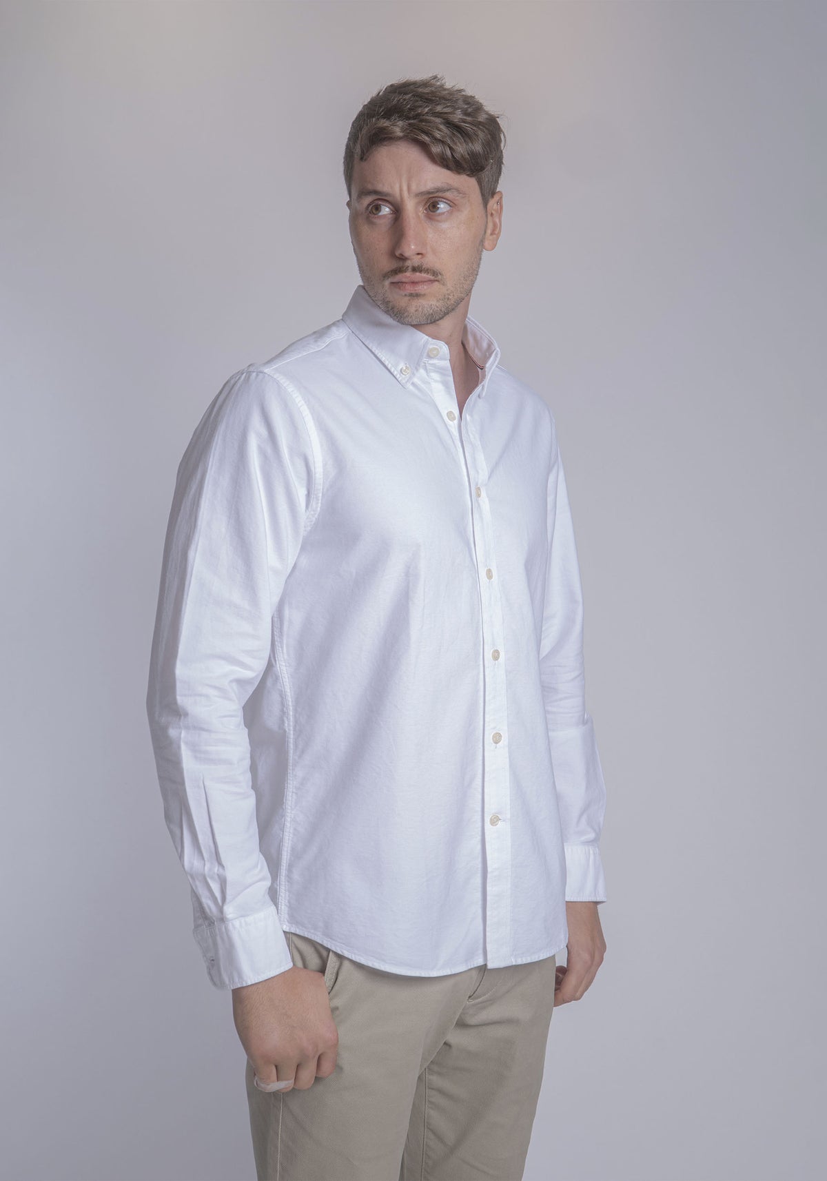 CARVEN CAMISA M/L HOMBRE WHITE CVK04102WH
