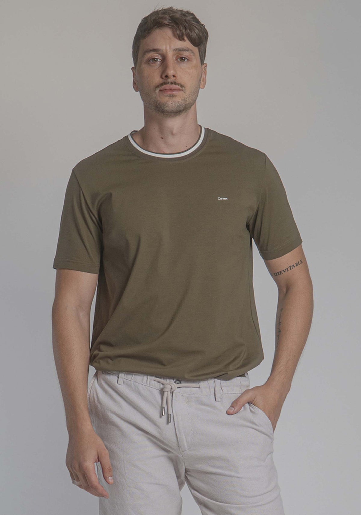 CARVEN T-SHIRT HOMBRE VERDE CVY30144AYGE