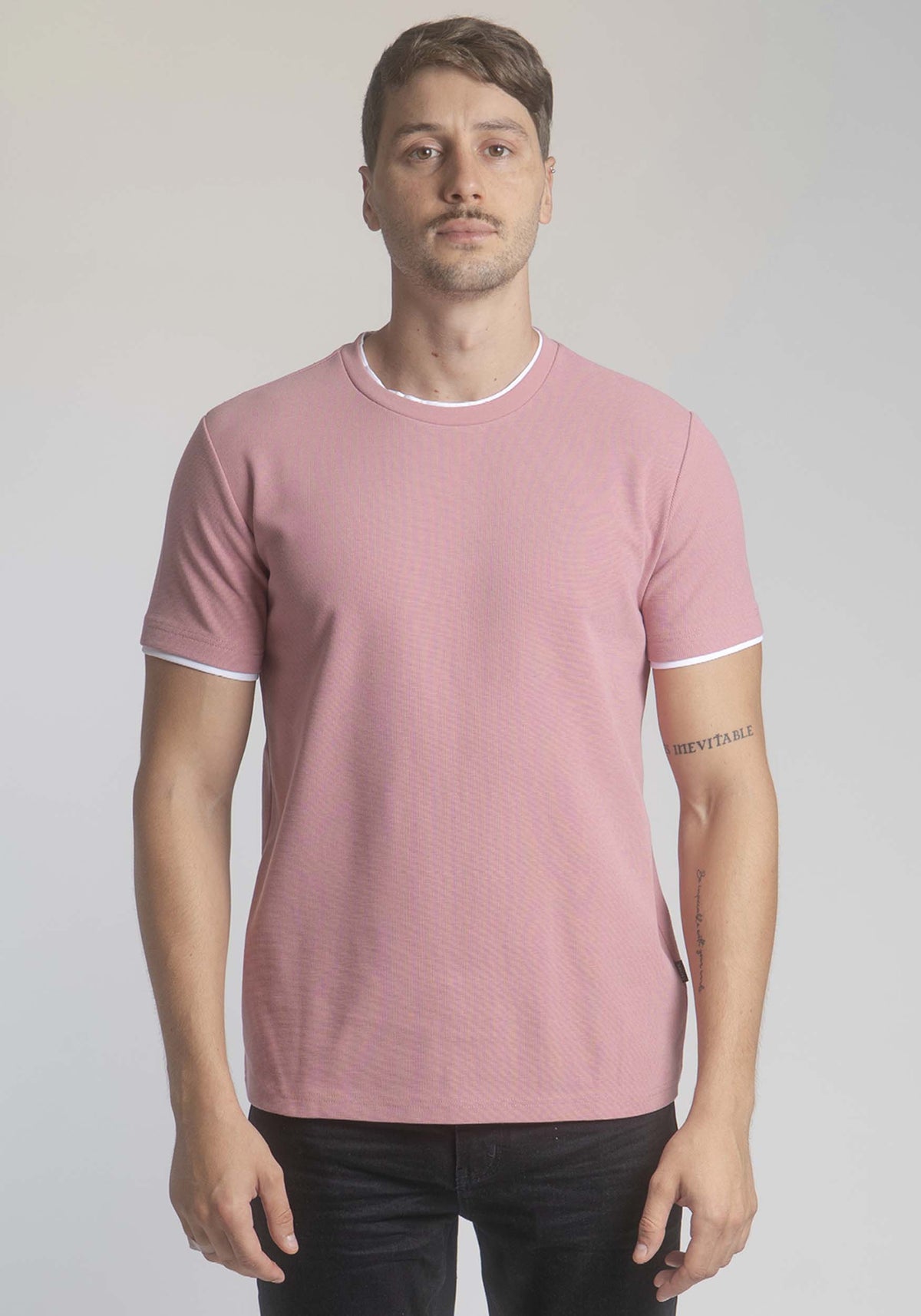 CARVEN T-SHIRT HOMBRE ROSADO CVY30128AUPK