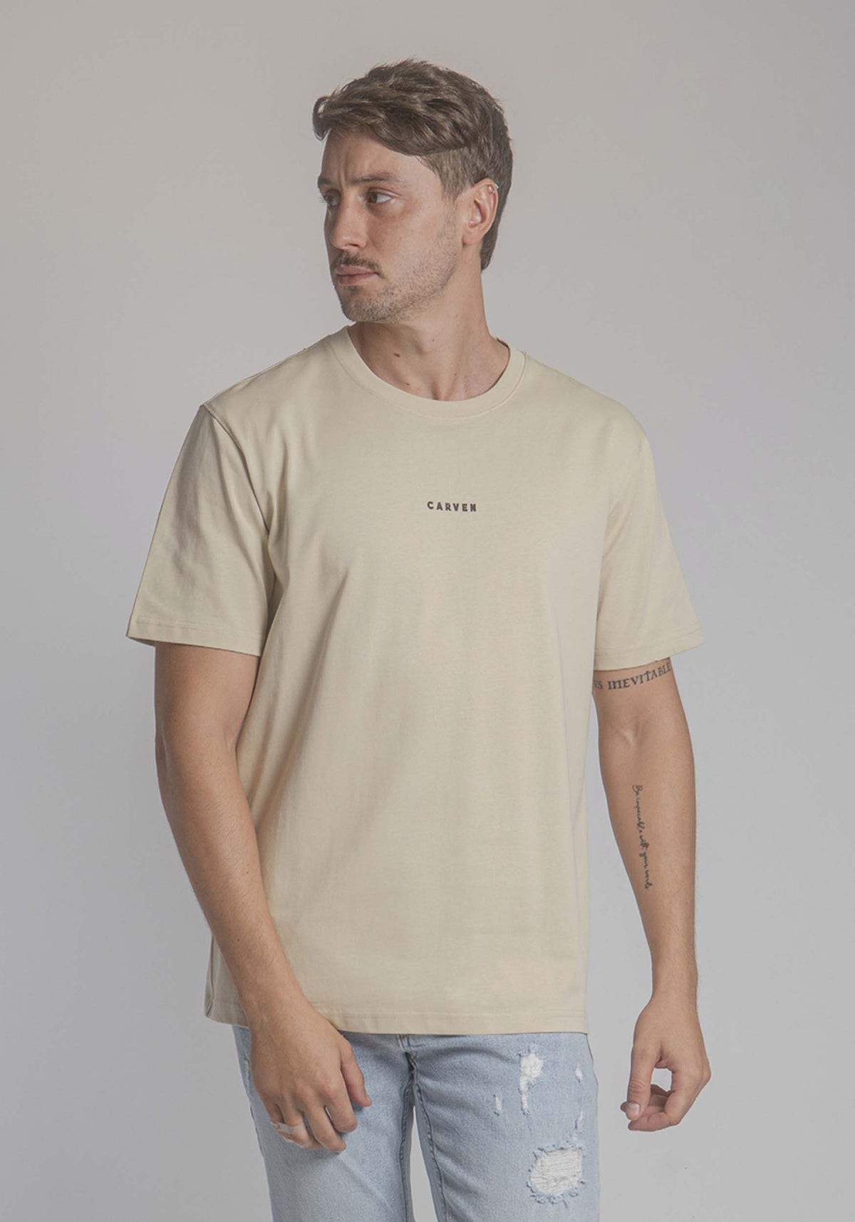 CARVEN T-SHIRT HOMBRE KHAKI CVY30129KA