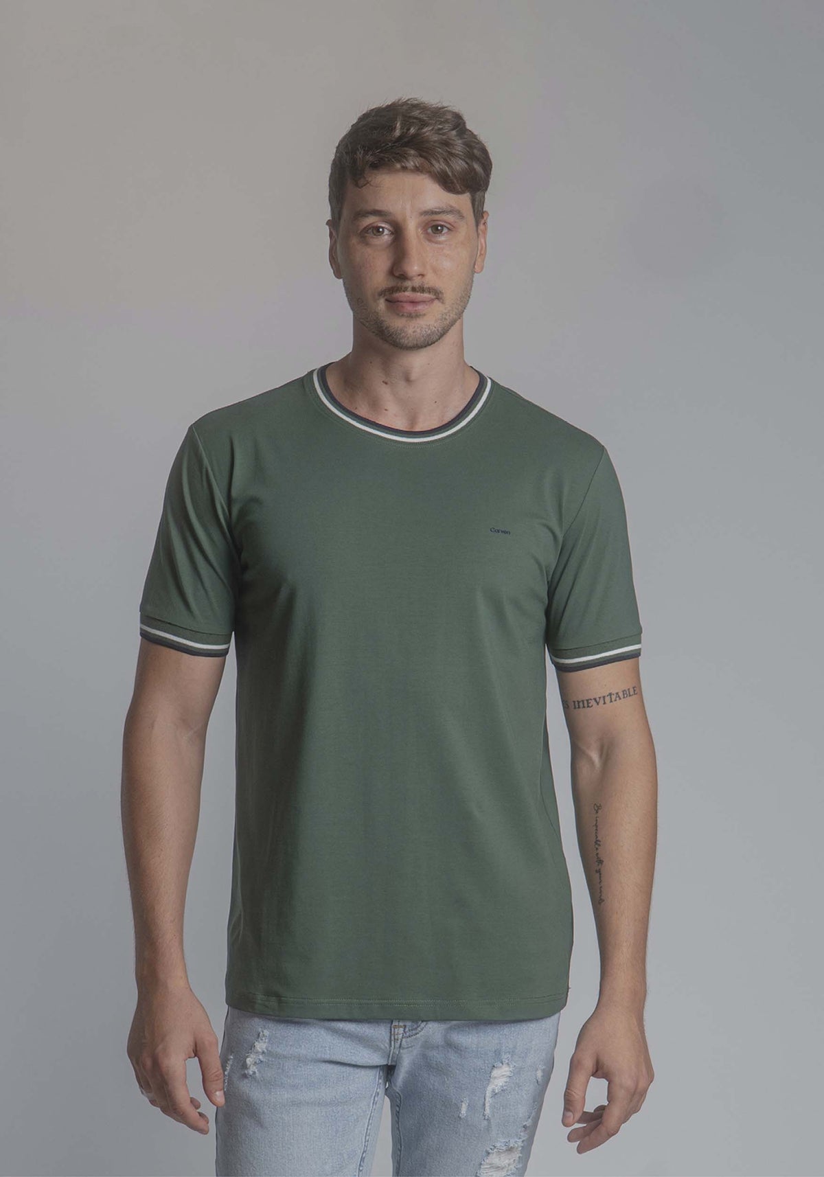 CARVEN T-SHIRT HOMBRE VERDE CVY30148PNGE