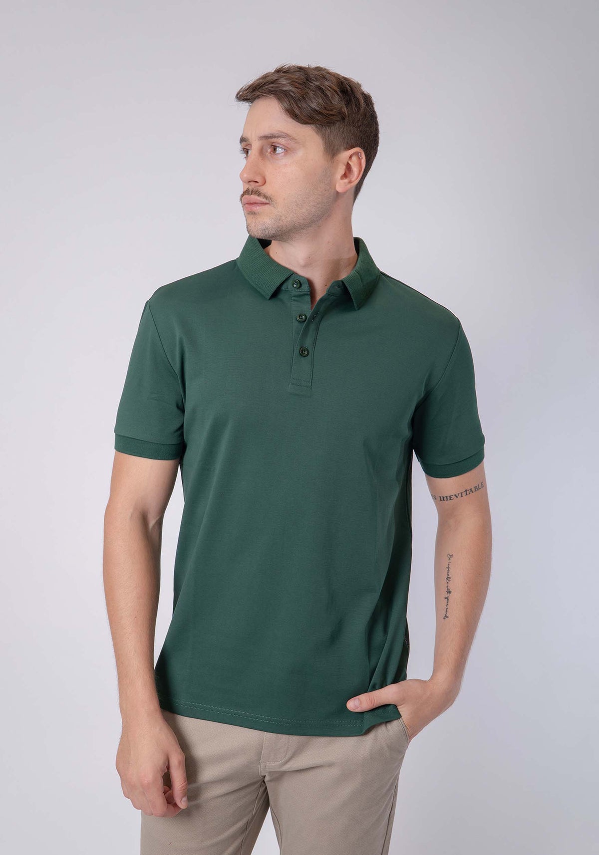 CARVEN POLO HOMBRE VERDE CVY31501AYGE