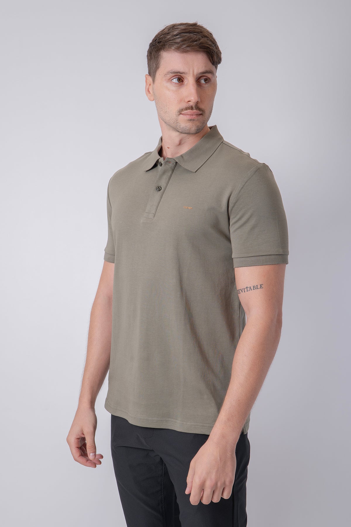 CARVEN POLO HOMBRE VERDE CVY31566AYGE