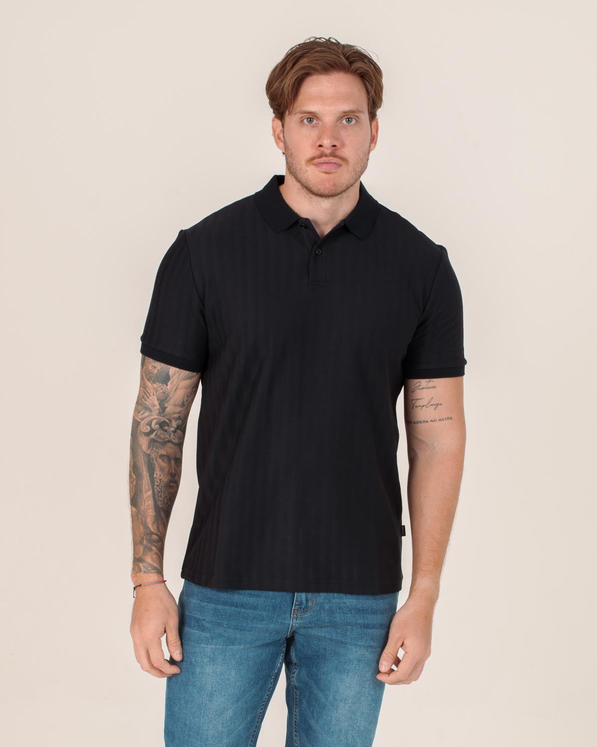 CARVEN POLO HOMBRE NEGRO CVY13562BL