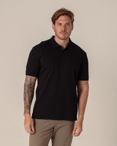 CARVEN POLO HOMBRE NEGRO CVY13593BL