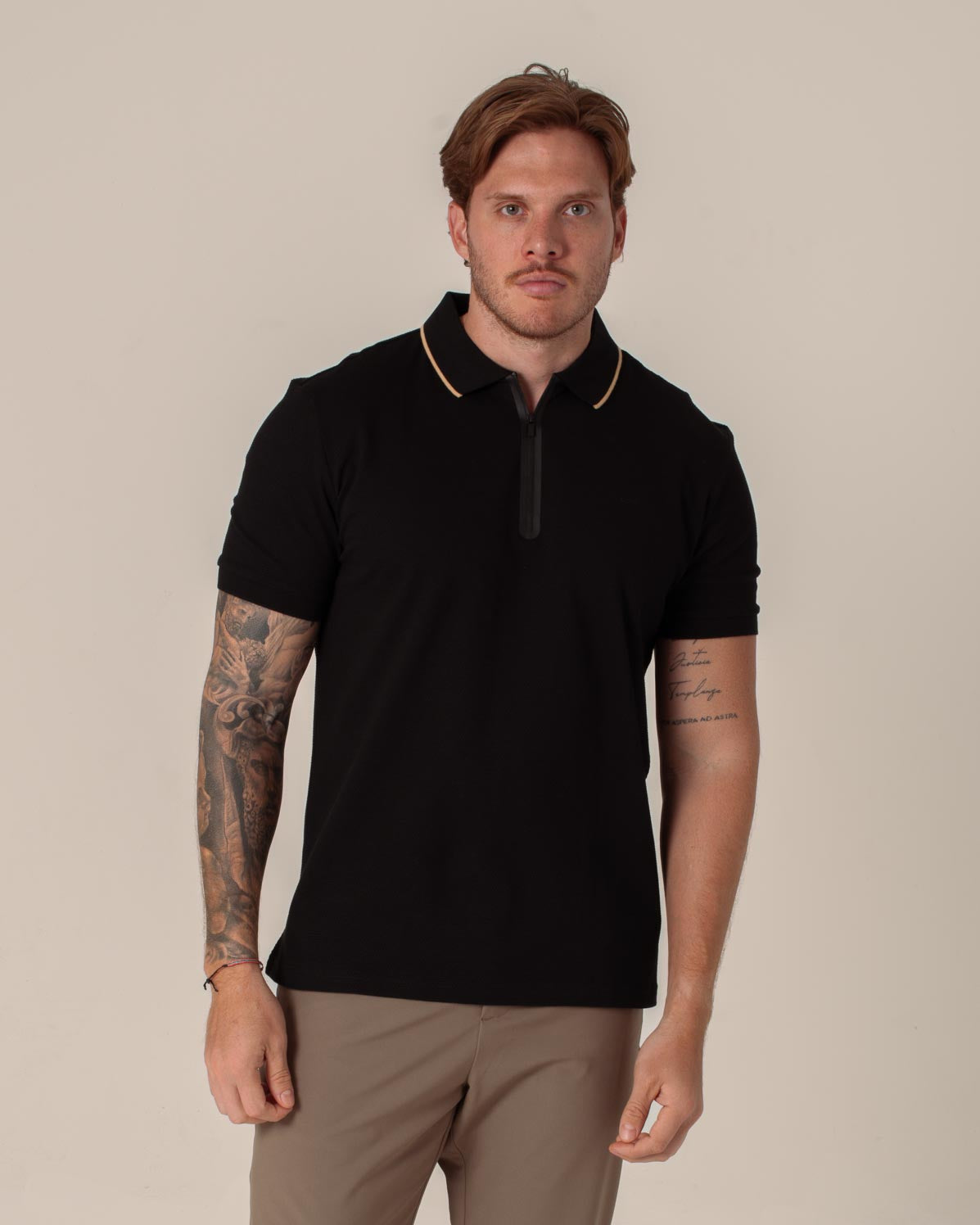 CARVEN POLO HOMBRE NEGRO CVY31176BL