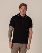 CARVEN POLO HOMBRE NEGRO CVY31176BL
