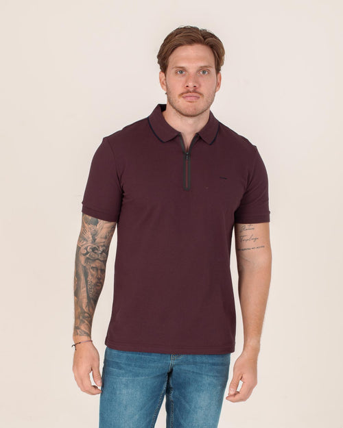CARVEN POLO HOMBRE ROJO CVY31176DKBUR