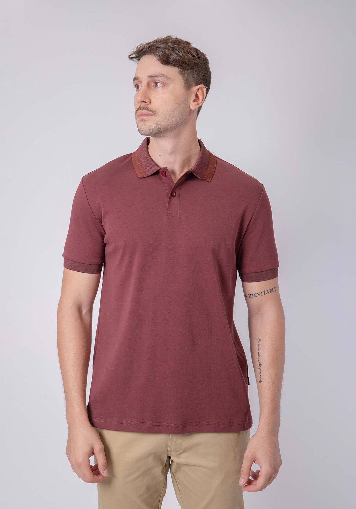 CARVEN POLO HOMBRE ROJO CVY31540DKBUR