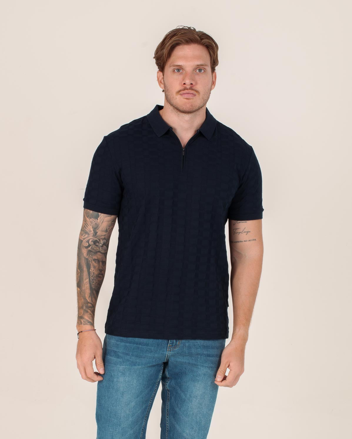 CARVEN POLO HOMBRE AZUL CVY13508DKNV