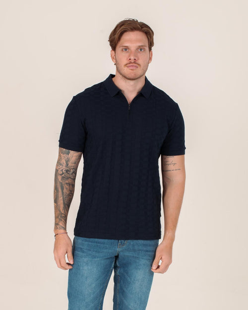 CARVEN POLO HOMBRE AZUL CVY13508DKNV