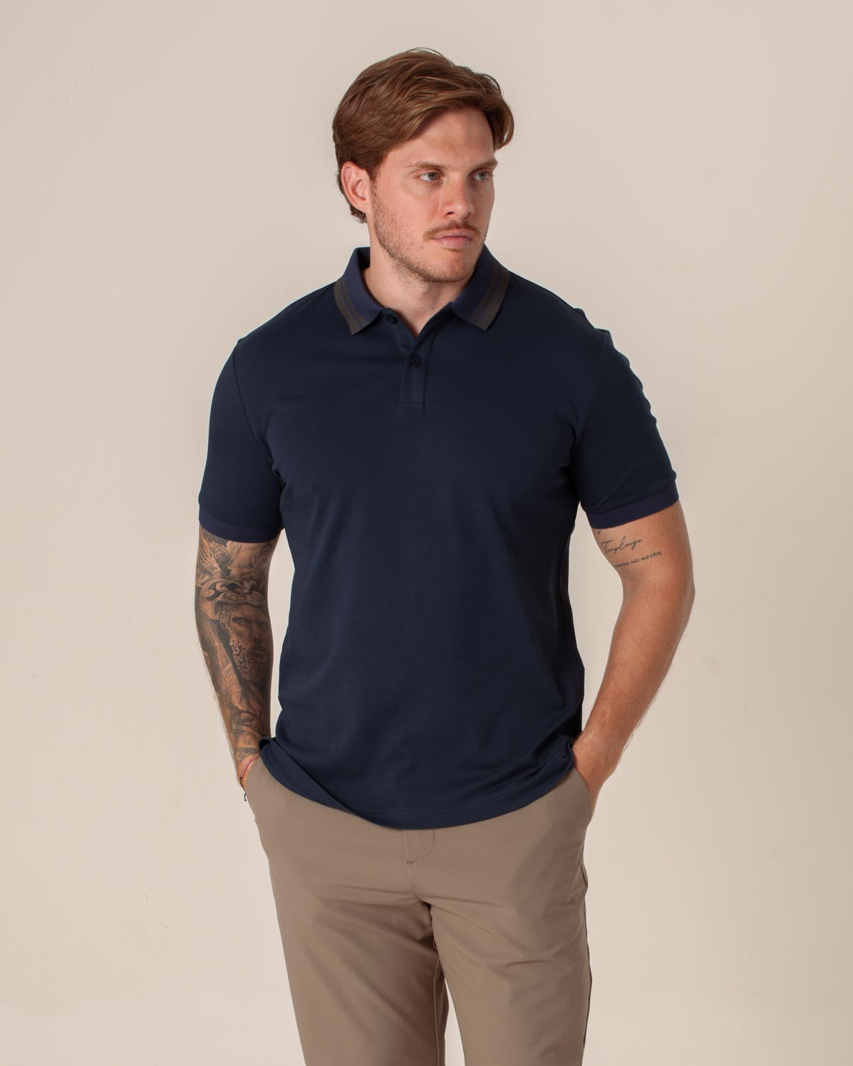 CARVEN POLO HOMBRE AZUL CVY31540DKNV
