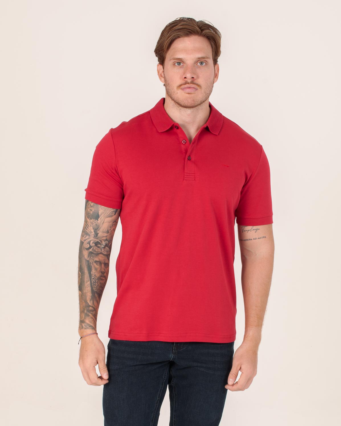 CARVEN POLO HOMBRE ROJO CVY31177DKRD