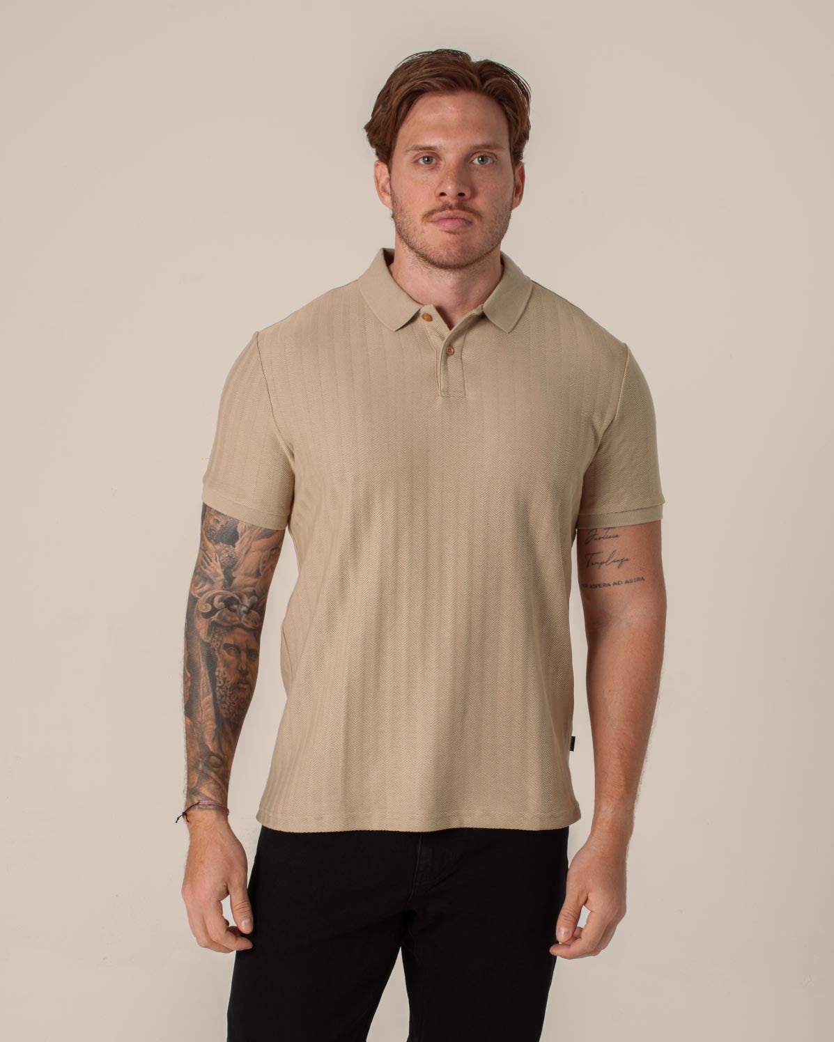 CARVEN POLO HOMBRE KHAKI CVY13562KA