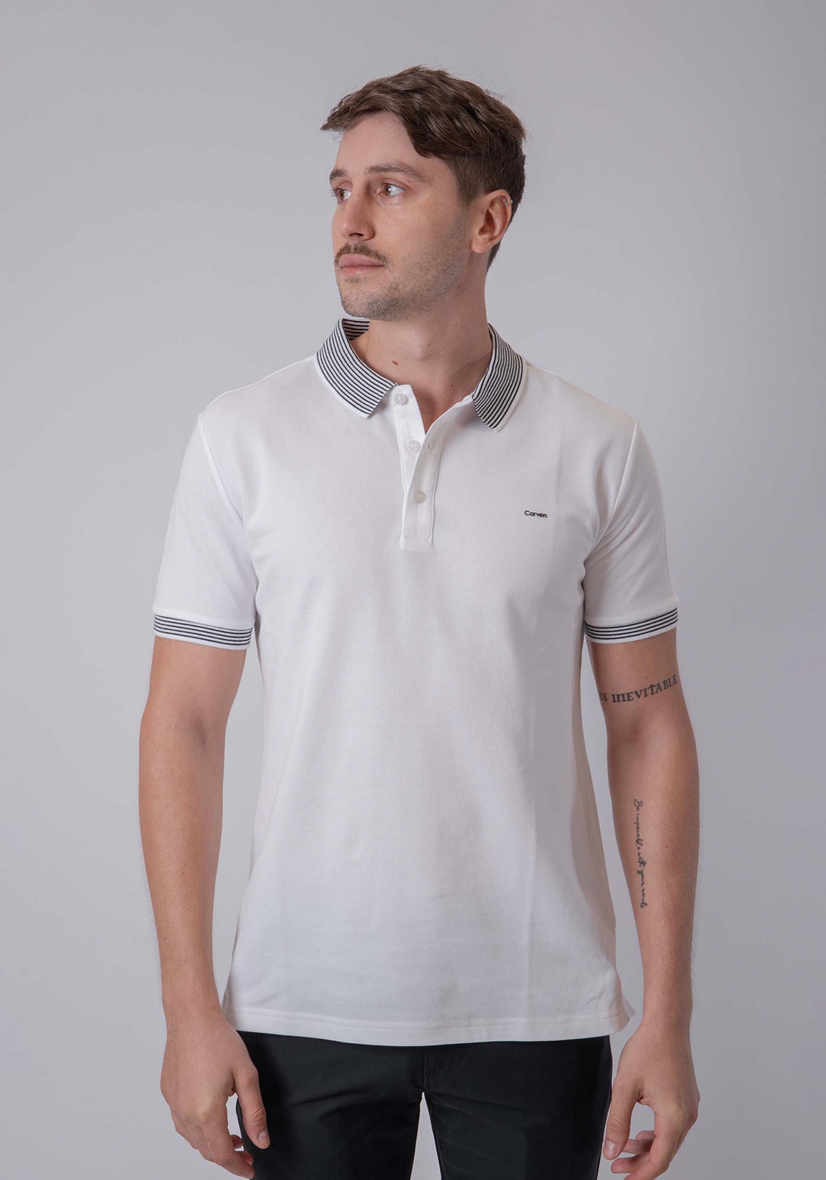CARVEN POLO HOMBRE WHITE CVY31171WH
