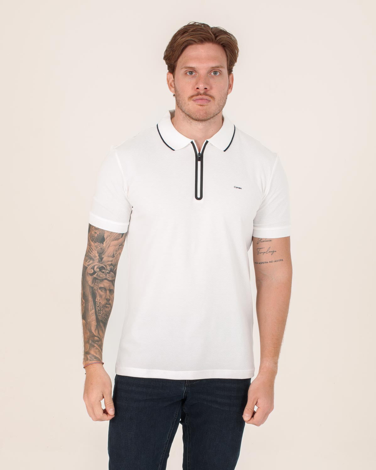 CARVEN POLO HOMBRE WHITE CVY31176OWH