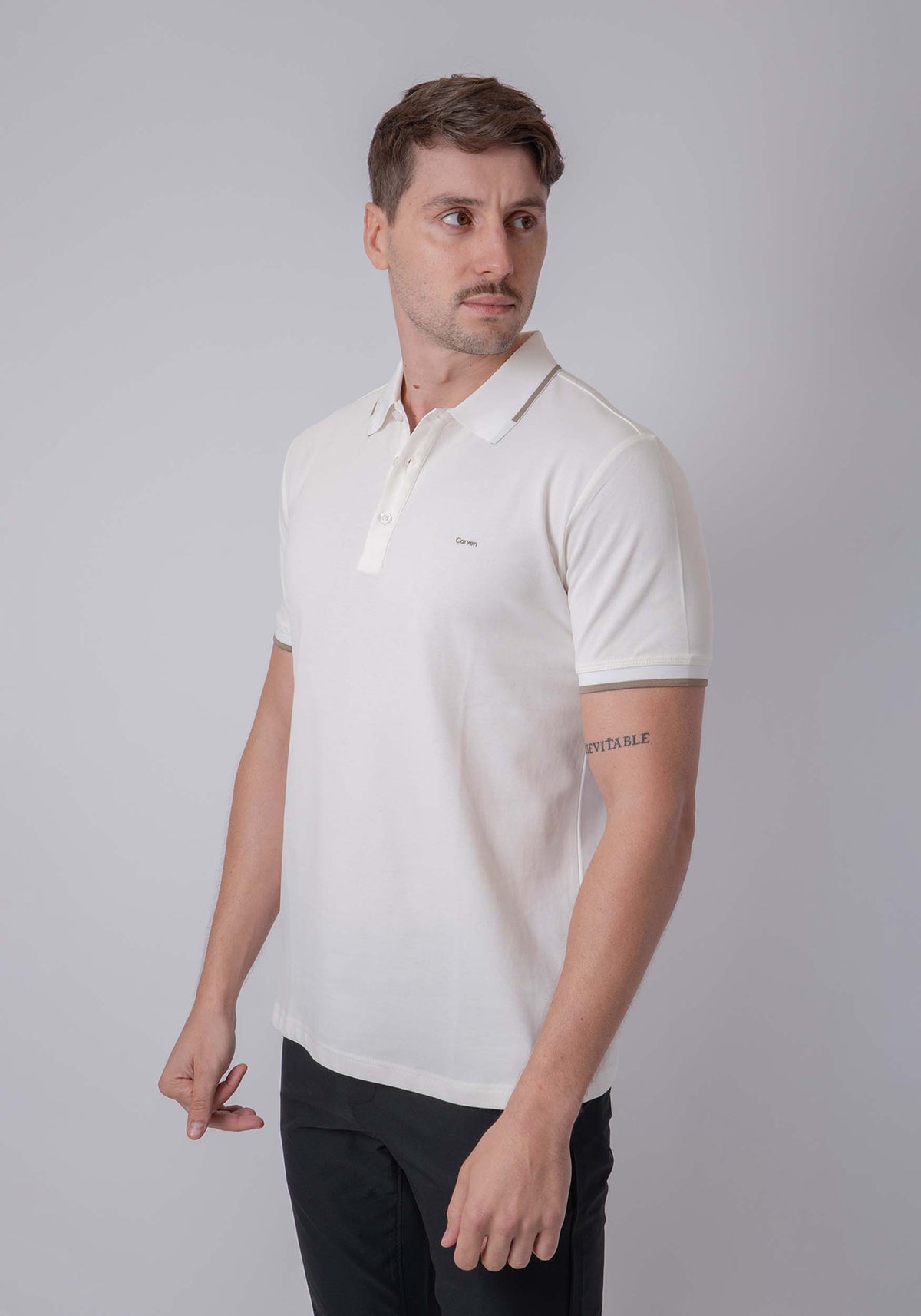 CARVEN POLO HOMBRE WHITE CVY31520OWH