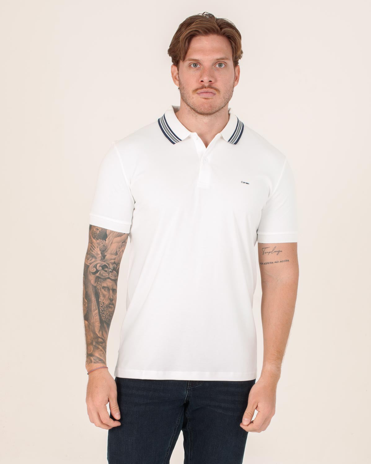CARVEN POLO HOMBRE WHITE CVY31558OWH