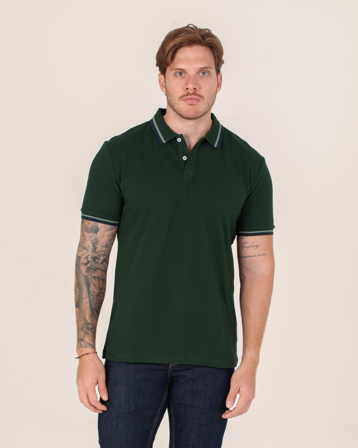 CARVEN POLO HOMBRE VERDE CVY31543PNGE
