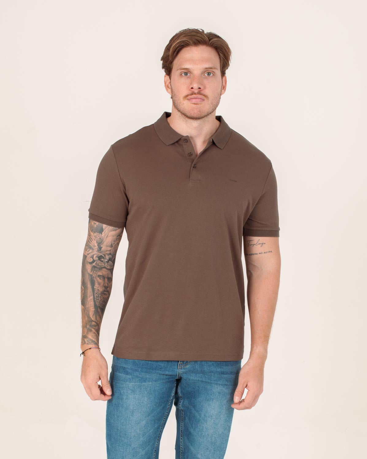 CARVEN POLO HOMBRE MARRON CVY31517SP
