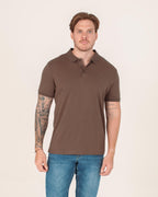 CARVEN POLO HOMBRE MARRON CVY31517SP