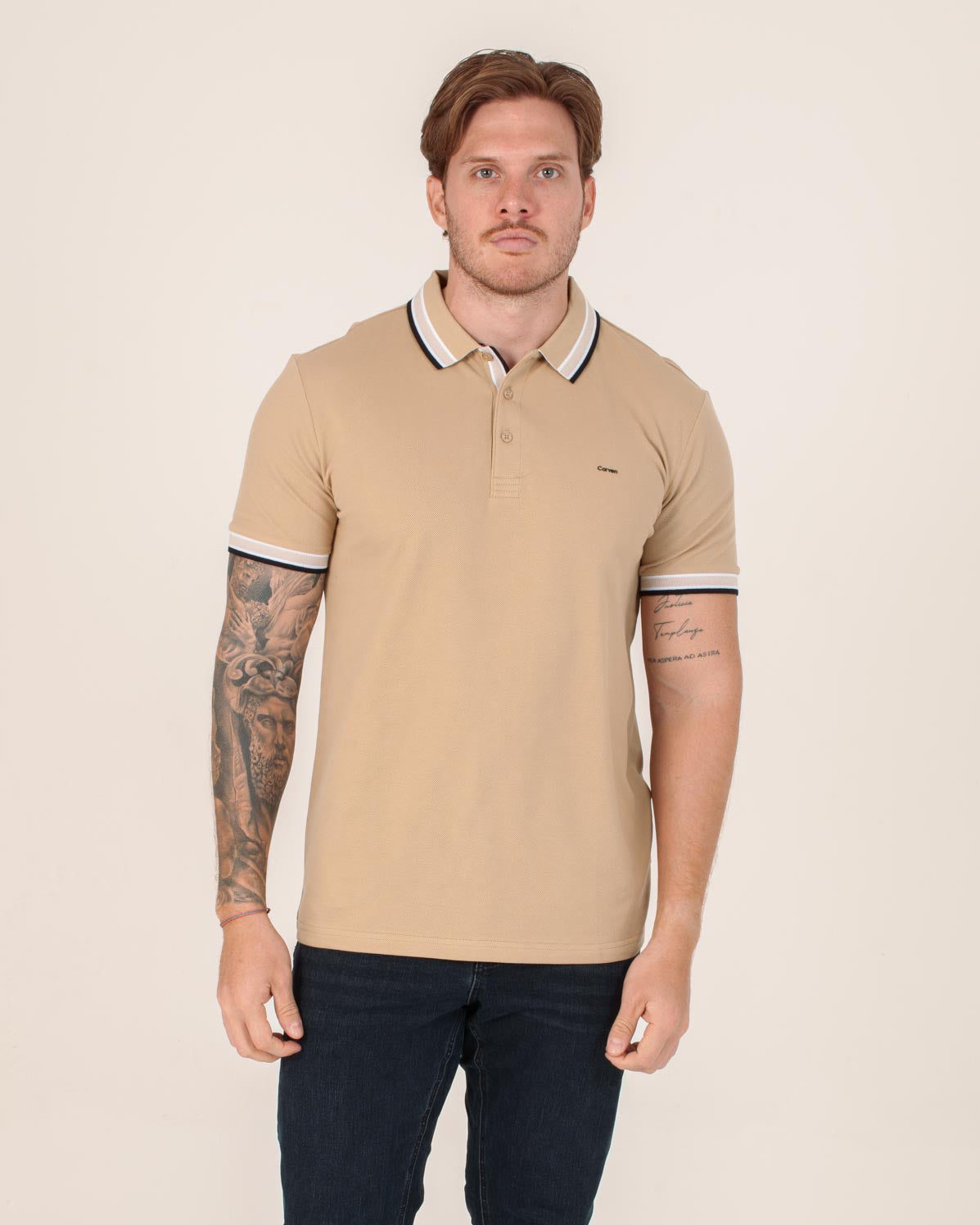 CARVEN POLO HOMBRE MARRON CVY31545SP