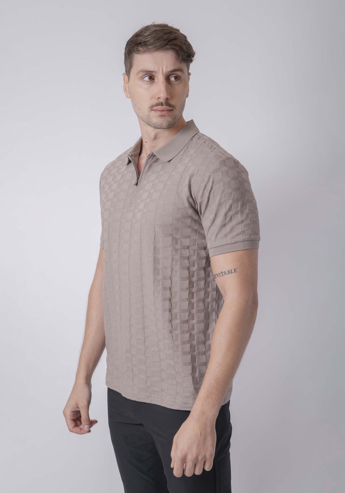 CARVEN POLO HOMBRE BEIGE CVY13508TP