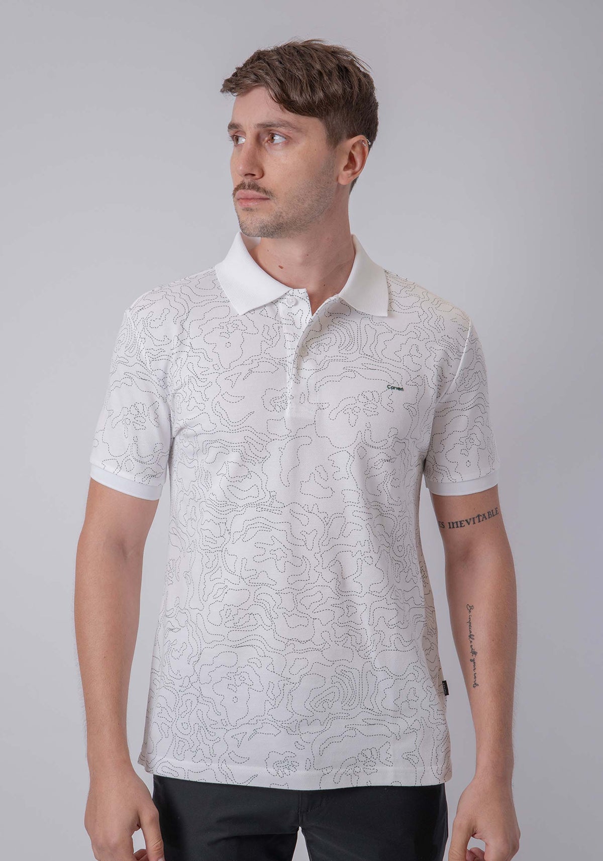 CARVEN POLO HOMBRE WHITE CVY31554WH