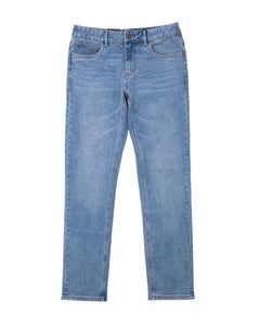 Jeans P/H Carven Para Hombre Color Azul Cv-Z23-115S-Wbu