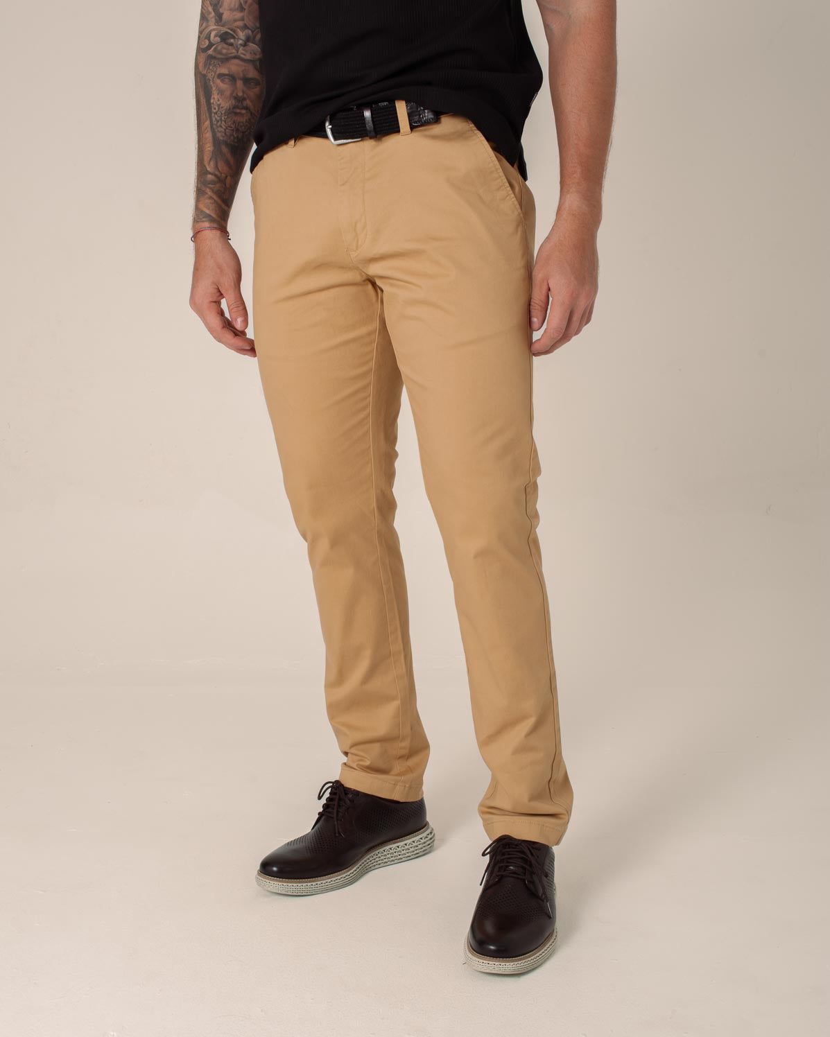 CARVEN PANTALON HOMBRE MARRON CVB211CA