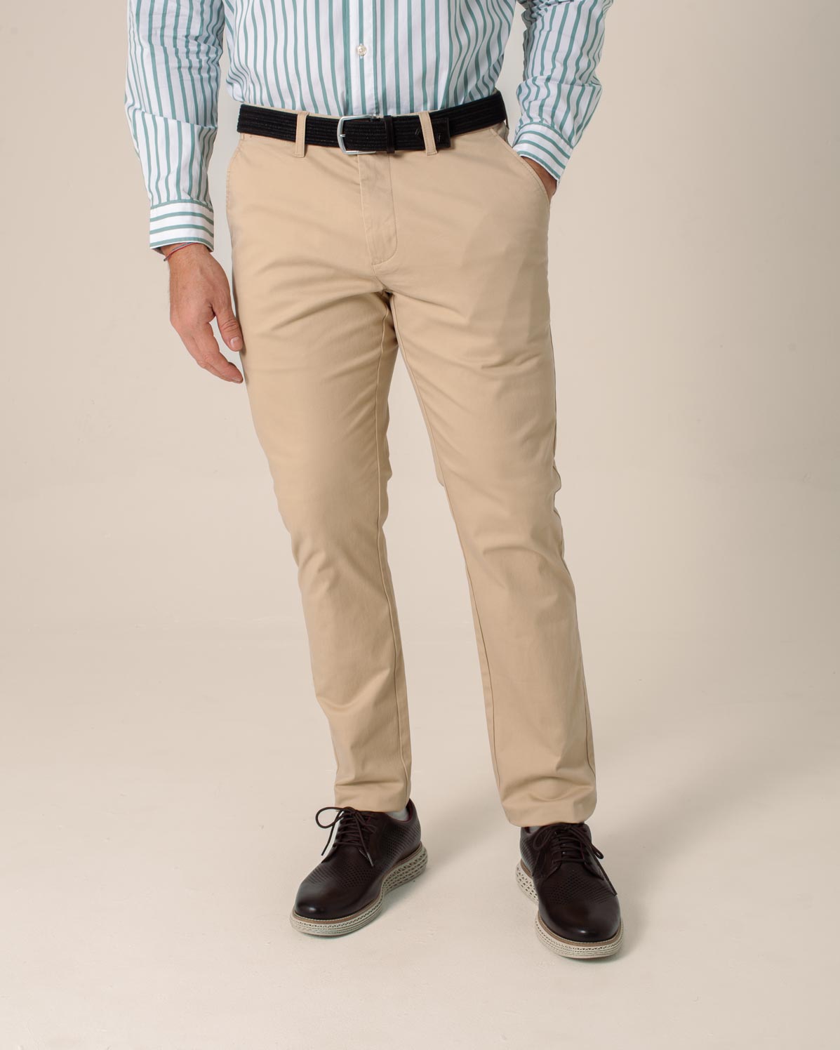CARVEN PANTALON HOMBRE KHAKI CVB211KA