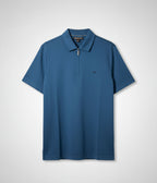 MICHAEL KORS POLOS SLEEK PIQUE SS ZIP POLO HOMBRE CS552HOHFK424BLU