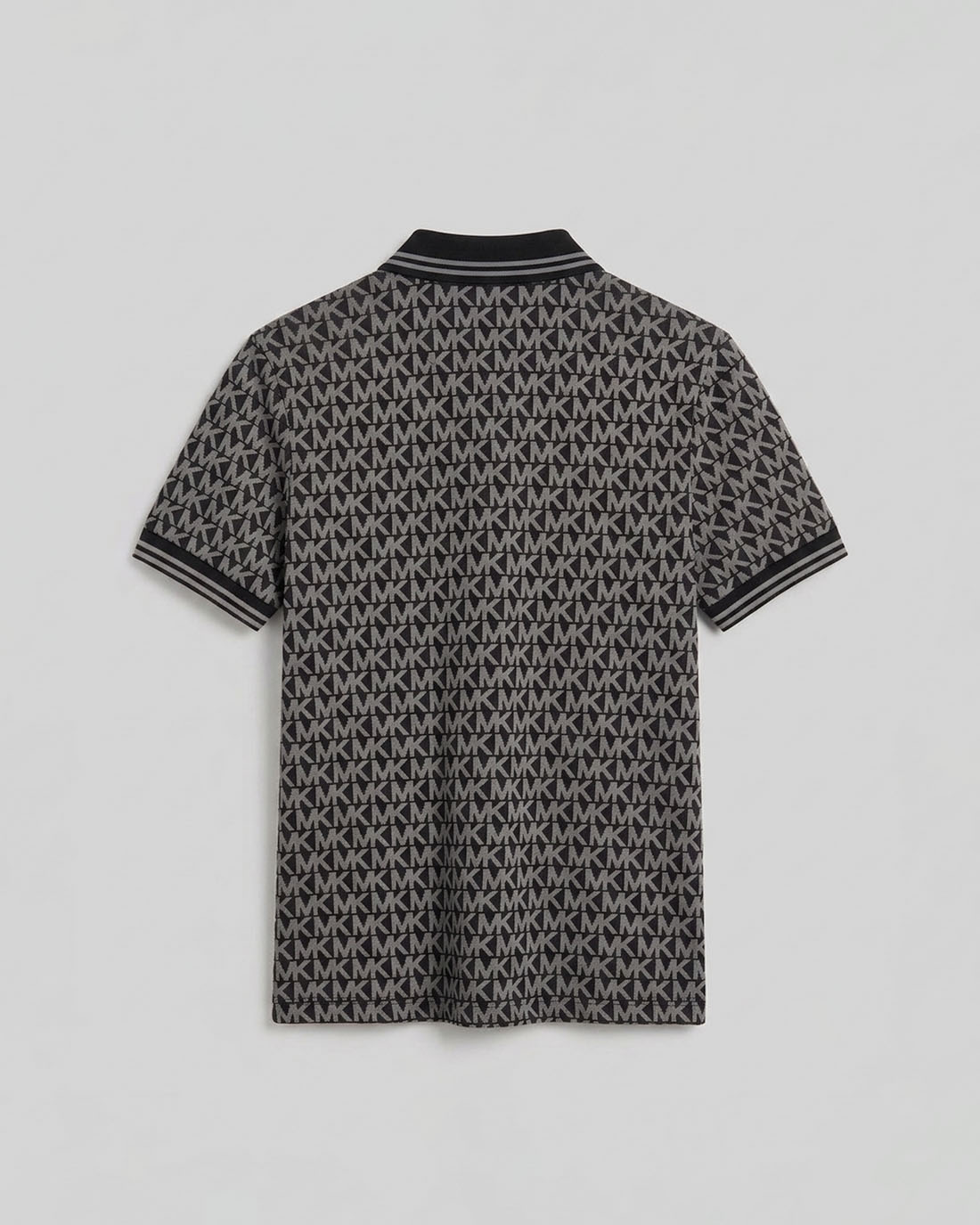 Camisa Tipo Polo Mk Sig Greenwich Polo Negro Para Hombre Michael Kors