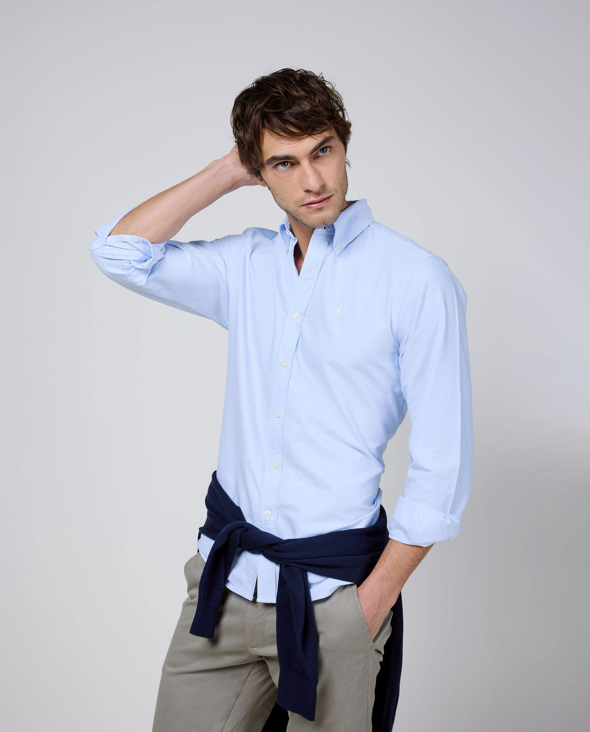 Camisa Oxford Lisa EL GANSO HOMBRE AZUL 1050s260004